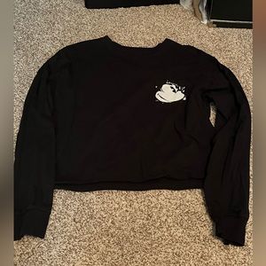 Disney crop long sleeve top